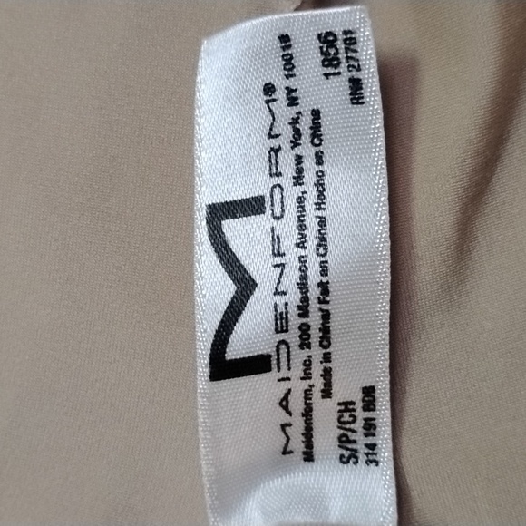 Maidenform Beige Shaper Slimmer Bodysuit - Size: S - Picture 6 of 7